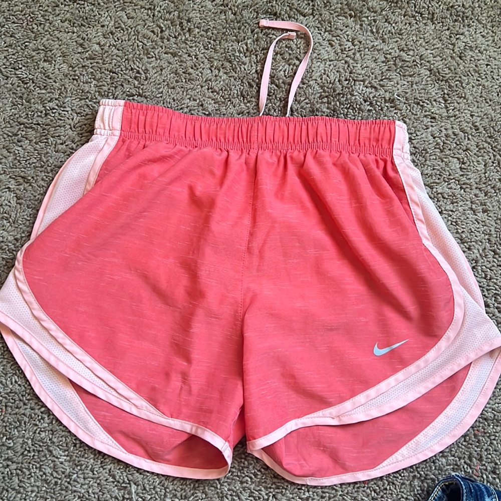 Lot of 2 Pair of Womens nike Dri-Fit shorts both size small.